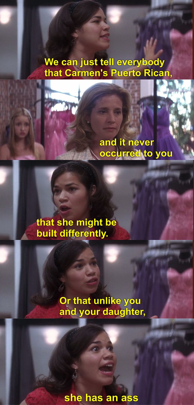 i Sisterhood of the Traveling Pants i When Carmen lets