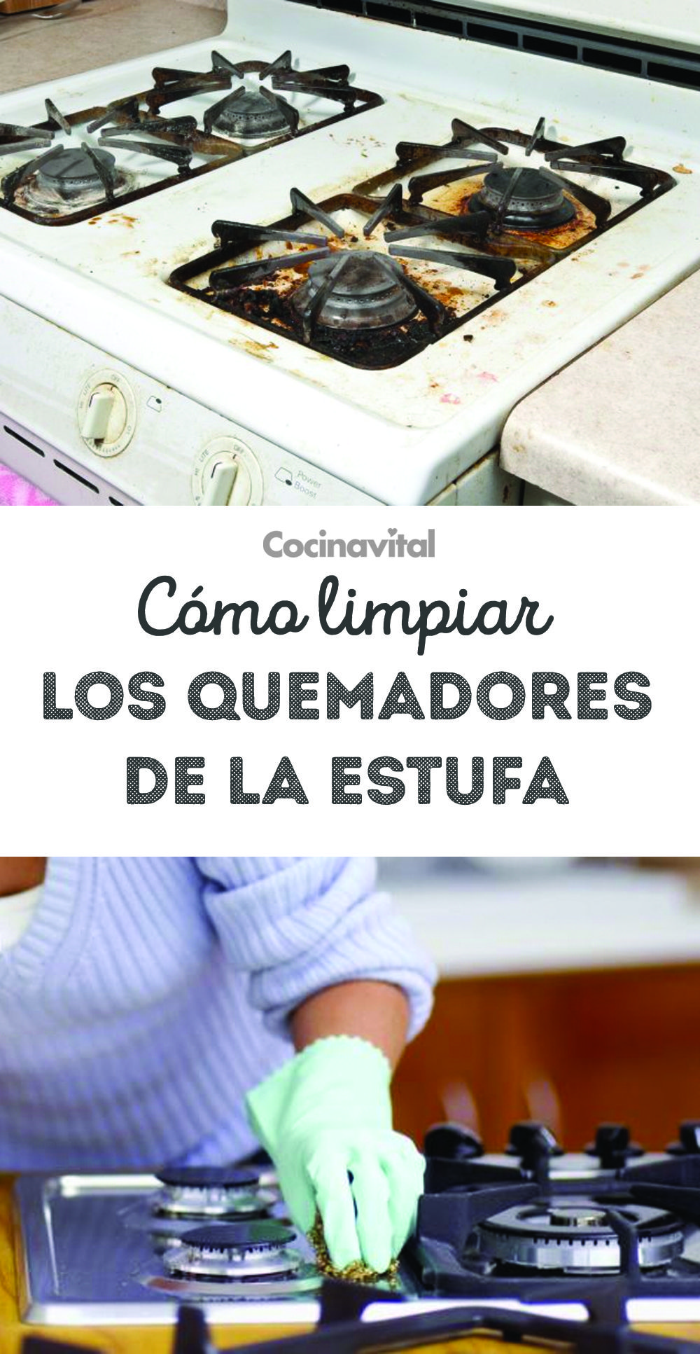 Cómo limpiar los quemadores de la estufa y queden Cómo limpiar los quemadores de la estufa y queden