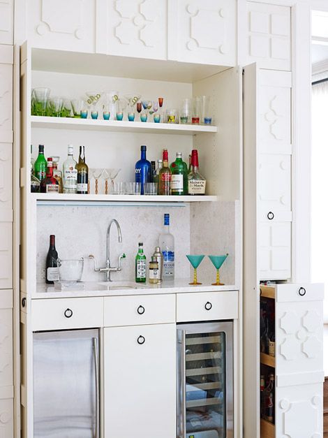 Fully stocked bar hidden behind seamless panels. | 1 Dream Home ... Fully stocked bar hidden behind seamless panels. | 1 Dream Home ...