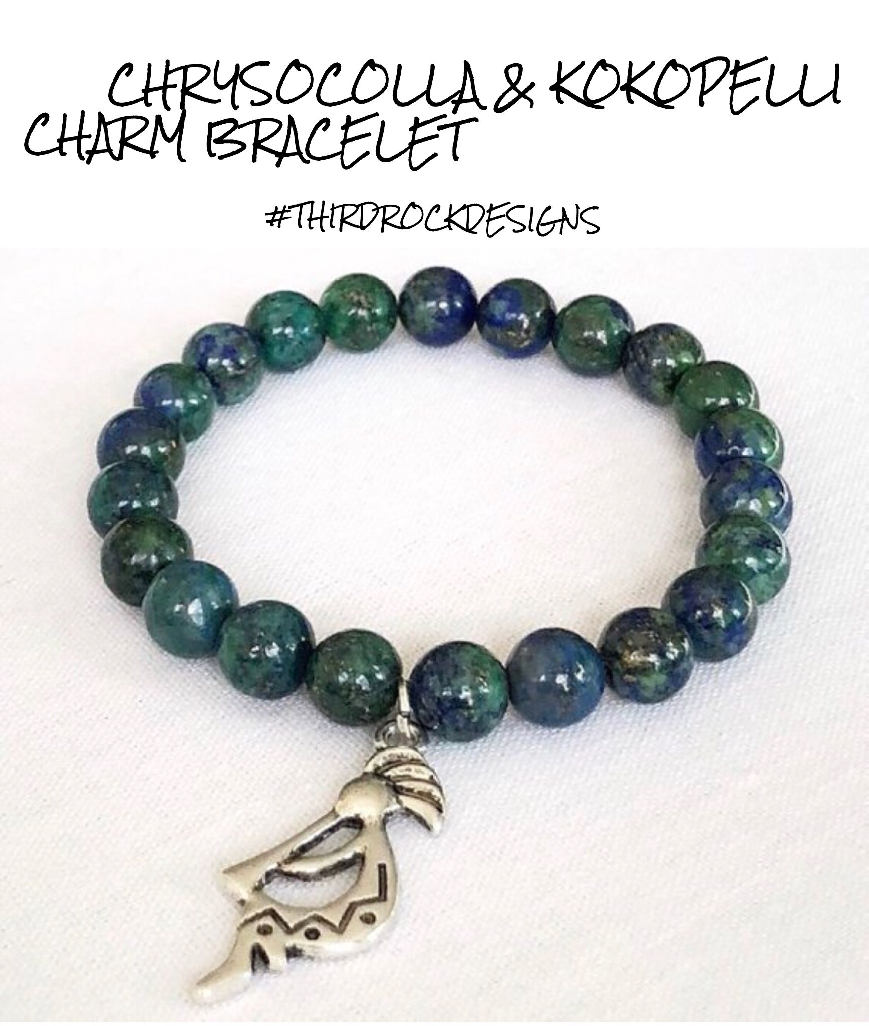Awesome Bracelet With Good Vibes Carry The Amazing Energy Of Awesome Bracelet With Good Vibes Carry The Amazing Energy Of Chrysocolla Kokopelli Everywhere You Go Custom Sizes Available Free Shipping On Domestic