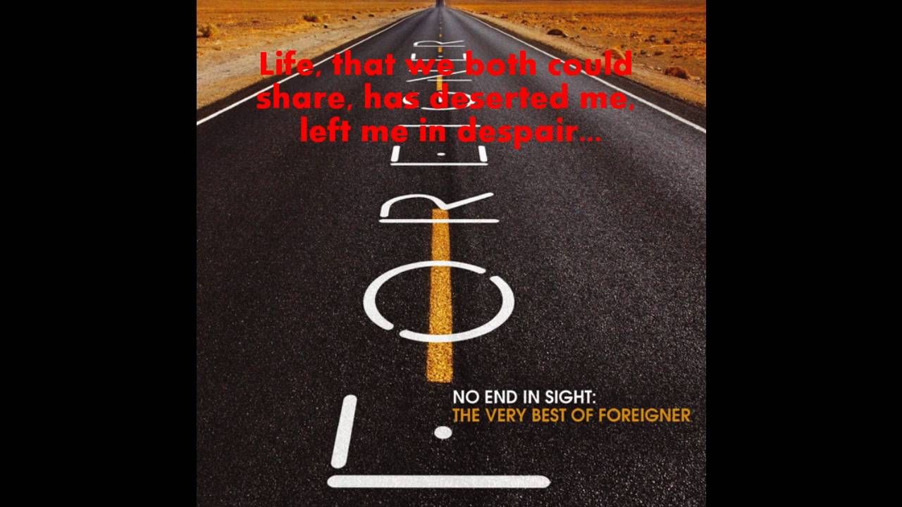 Foreigner That Was Yesterday Lyrics Yesterday Lyrics Lyrics Foreign