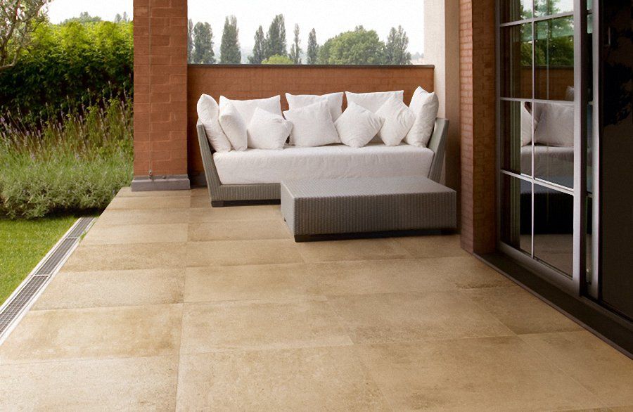 Ceramic Tile Outside Patio. salcombe sandstone in a seasoned finish ... Ceramic Tile Outside Patio. salcombe sandstone in a seasoned finish ...