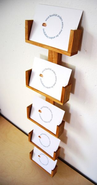 weiteres postkartenhalter postkartenständer kirschholz woodworking business card