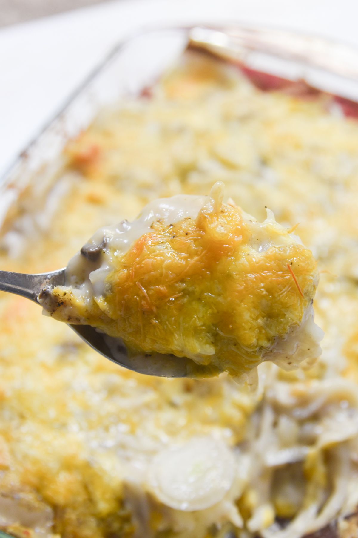 The Best Hash Brown Cheesy Potatoes Casserole Recipe Delicious easy-overnight-breakfast-casserole-with-sausage-the-food-charlatan