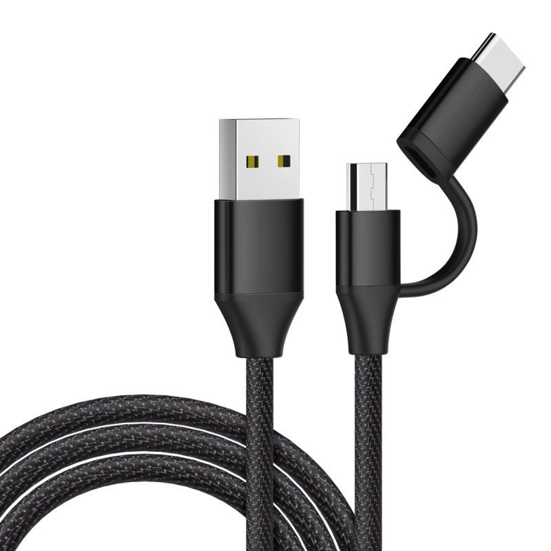 2 In 1 Type C Micro Usb Datacable Charger Cable For Samsung G361h G3815 G386f G388f G530fz G531h G532 Affiliate Usb Micro Usb Data Cable