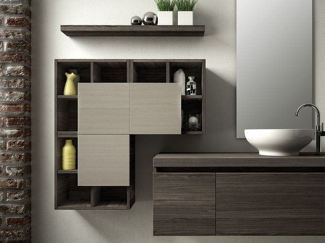 Qubo 120 Composizione 27 Iperceramica Mobile Bagno Arredo