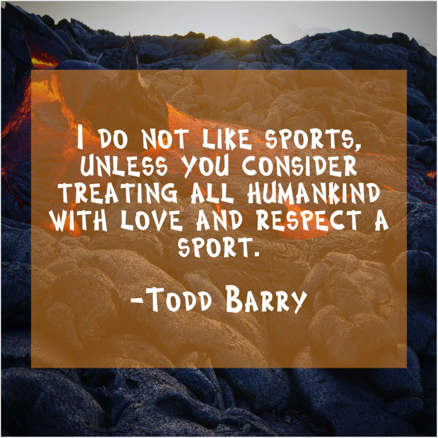 Todd Barry I do not like sports Quote Trumpet Todd Barry I do not like sports Quote Trumpet