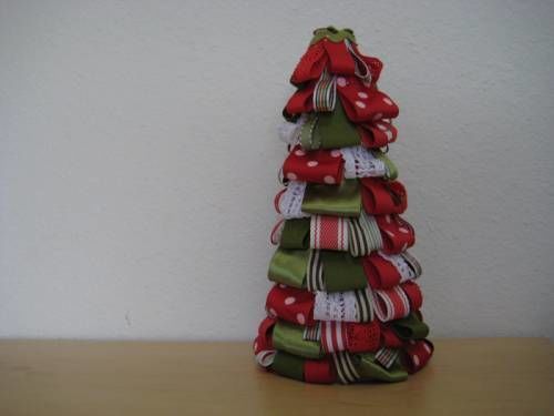 ribbon christmas tree craft tutorial photos pinterest tree the stir ribbon christmas tree craft tutorial photos