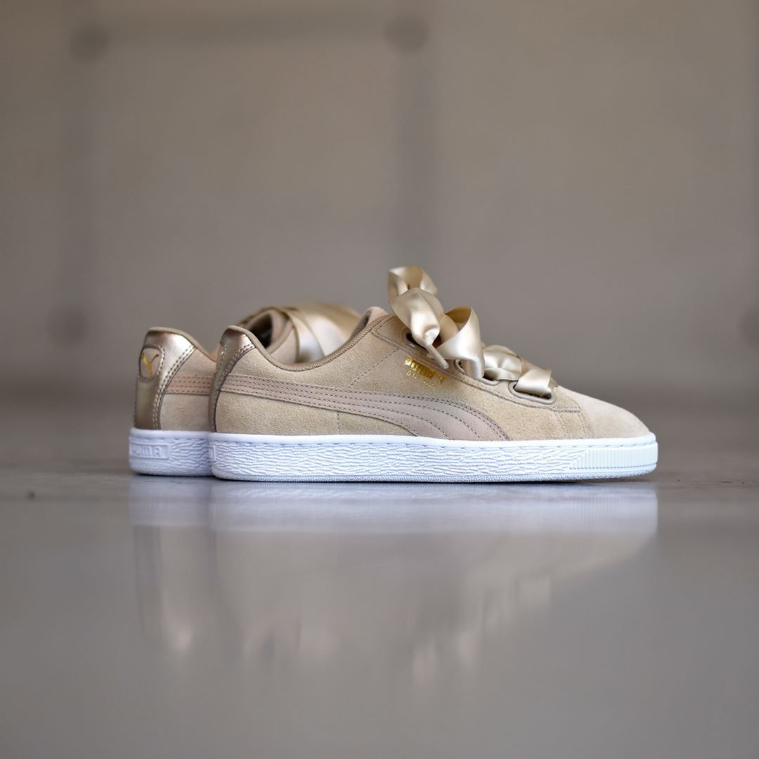 puma suede heart safari gris puma suede heart safari gris