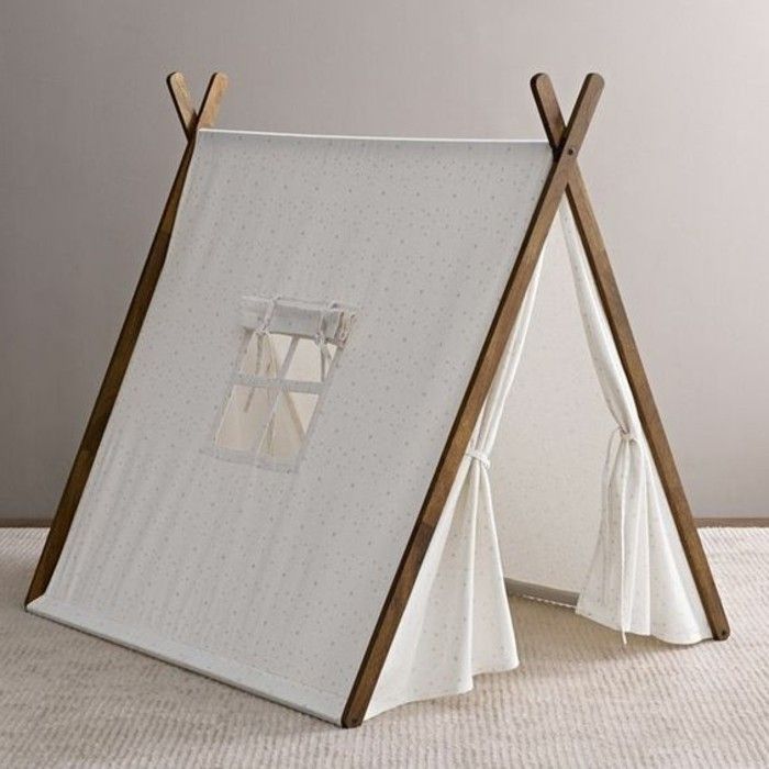 Comment fabriquer un tipi - 60 idées pour une tente indienne sympa #childroom