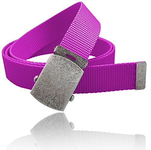 luna sosano men and women cotton canvas web belt 1 25