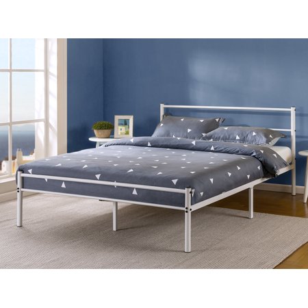 Zinus Mia 38 Metal Platform Bed Frame With Headboard Queen Walmart Com Bed Frame And Headboard Metal Platform Bed Metal Bed Frame