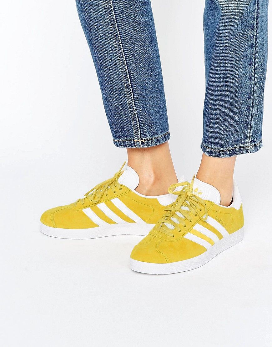 adidas gazelle amarillas hombre