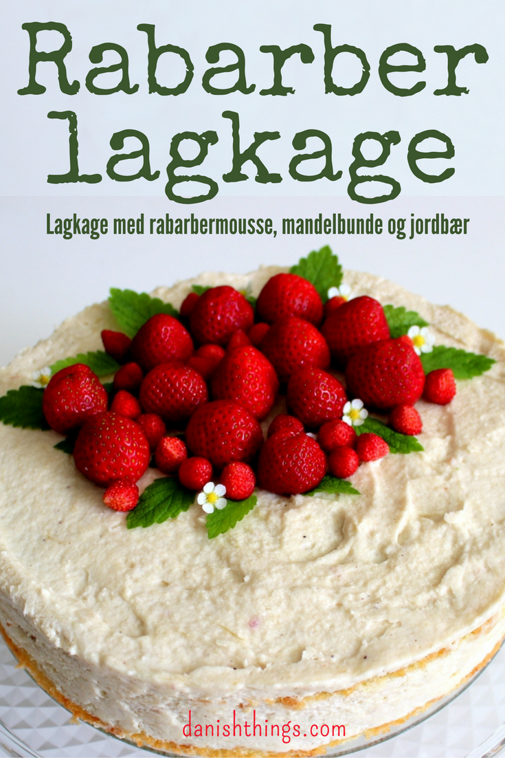 Rabarberlagkage Opskrift Med Billeder Mad Ideer Lagkage Bage