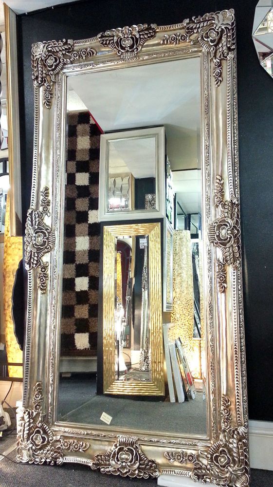 Colour X3a Champagne X28 Antique Silver X29 Ready To Hang On The Wall Or Use As A Free Standing Mirror Living Room Vintage Mirror Wall, Vintage Free Standing Full Length Mirror