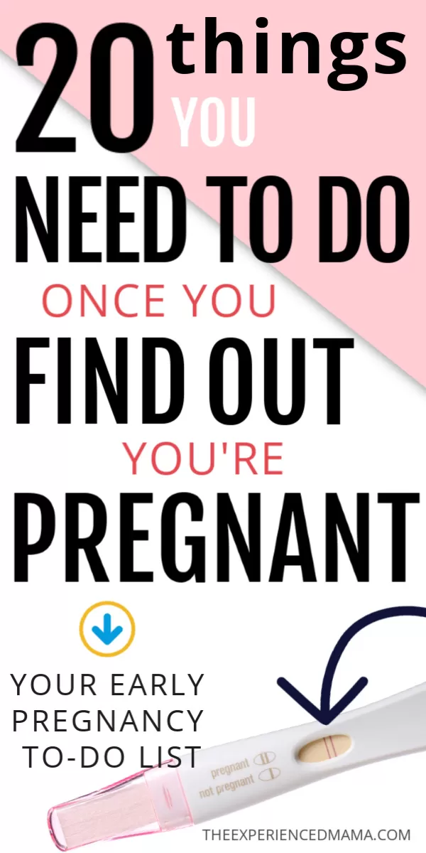 Early Pregnancy To-Do List: 20 Things for Your First Trimester Checklist