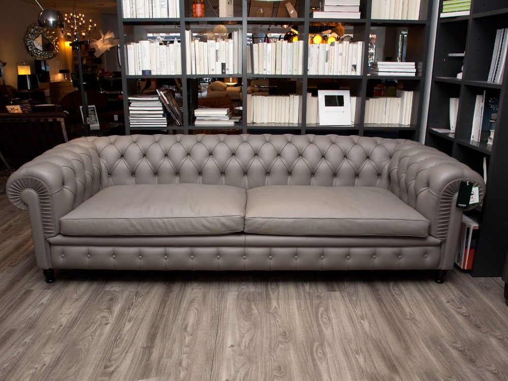 Download Poltrona Frau Chester One Sofa By Renzo Frau Grey Leather Chaplins Poltrona Frau Grey Leather Sofa