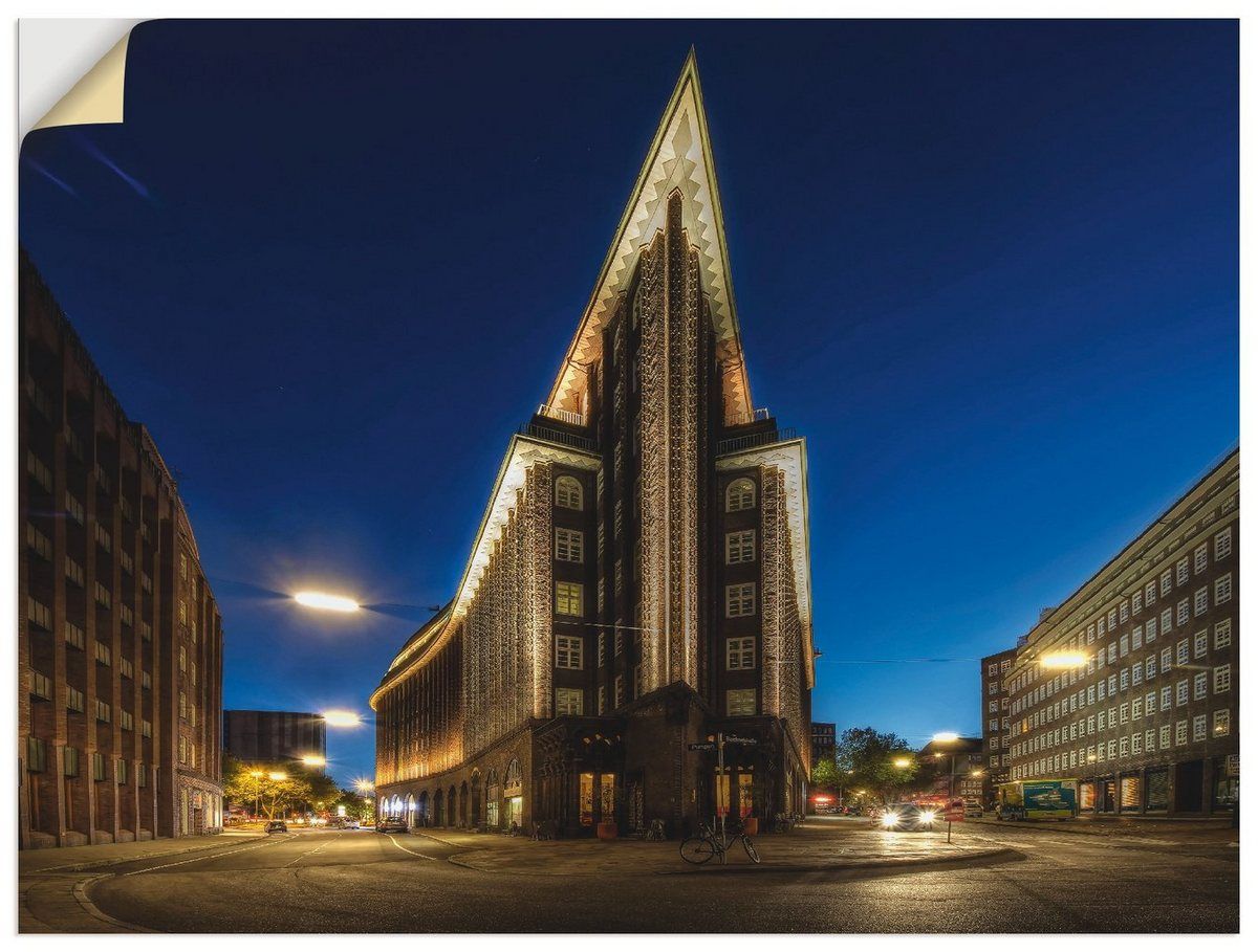 Artland Wandfolie »Carina Buchspies: Hamburg - Chilehaus« online kaufen | OTTO #filmposterdesign