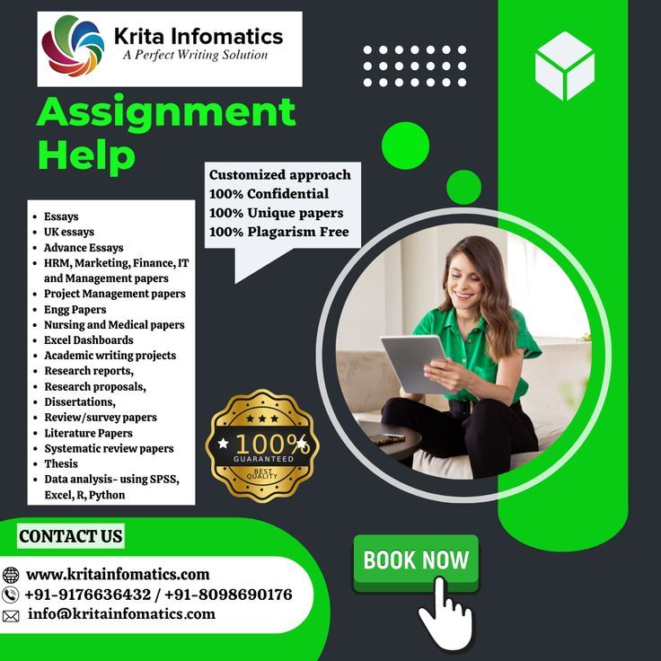 😍😍Offer : 🔸10% Discount on all bookings😍😍 We are full time research writers dealing with assignments📝, so we are providing assignments📒 which are completed by our highly qualified and proficient academic tutors with 💯Quality 💯Affordable 💯Private 💯Plagiarism-free with turnitin report Contact us through 📞WhatsApp :+91-9176636432 / +91-8098690176 📧Email: Info@kritainfomatics.com. 🌏website: https://kritainfomatics.com/ 👉Telegram channel : https://t.me/Krita_Infomatics Essay Writing Service Uk, Academic Writing Services, Reading Projects, Writing Project, Research Skills, Research Paper, Grant Writing, Independent Author, Studying Life