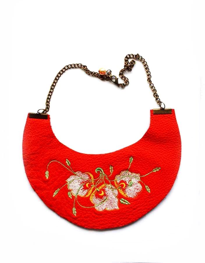 Colier floral piele brodata – Etno Ware Hobo, Floral, Bags, Fashion, Handbags, Moda, Fashion Styles, Flowers, Fashion Illustrations