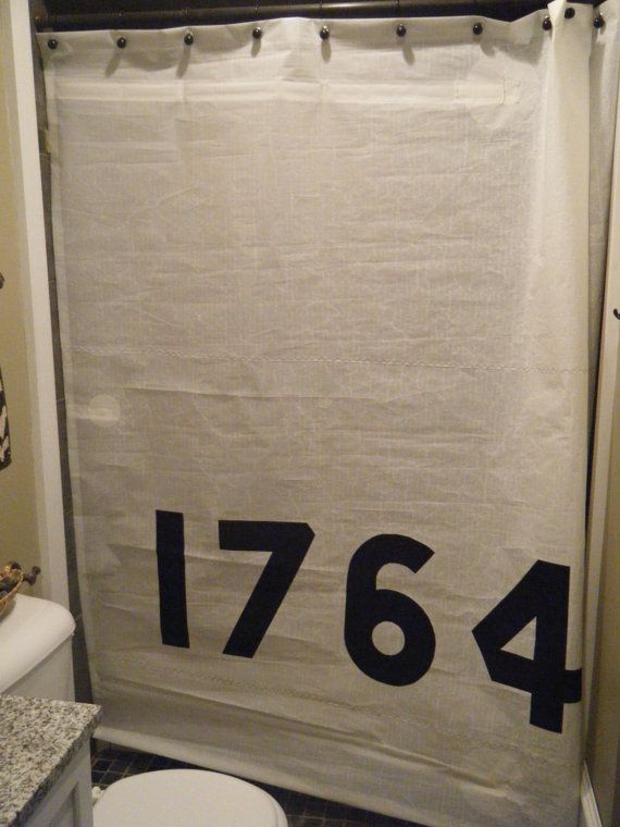 Shower Curtain Made From Recycled Sails 72 X 72 Great For Your