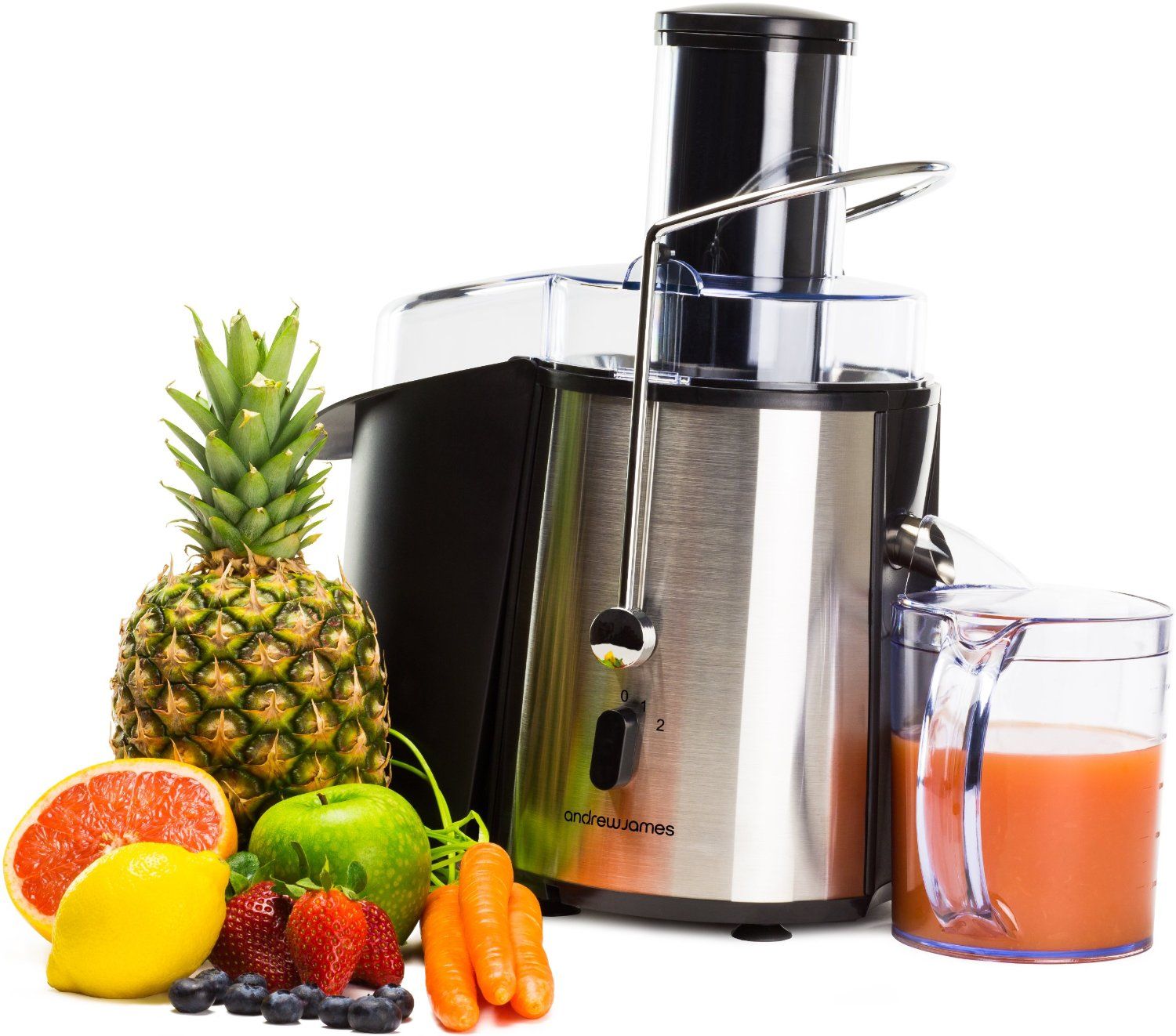 Andrew James Professional Whole Fruit Professional Fruit and Vegetable Juicer