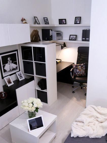 So make sure you design your home office exactly how you want from the perfect colors. See more ideas about Desk, Home office decor and Home Office Ideas. #homeofficelibrary #homeofficelarge #homeofficelightingideas #homeofficededuction Modern Home Office, Home Office Space, Home Office Design, Home Office Decor, Modern House, Office Ideas, Ikea Office, Office Spaces, Small Home Office Furniture