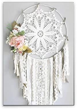 Placa Decorativa 20x29 MDF 6mm 160030920, Design Up, Colorido: Amazon.com.br: Casa Candle Box, Boho Designs, Headboard, Crafts, Dream Catchers, Up, Home Decor, Colouring In, Home