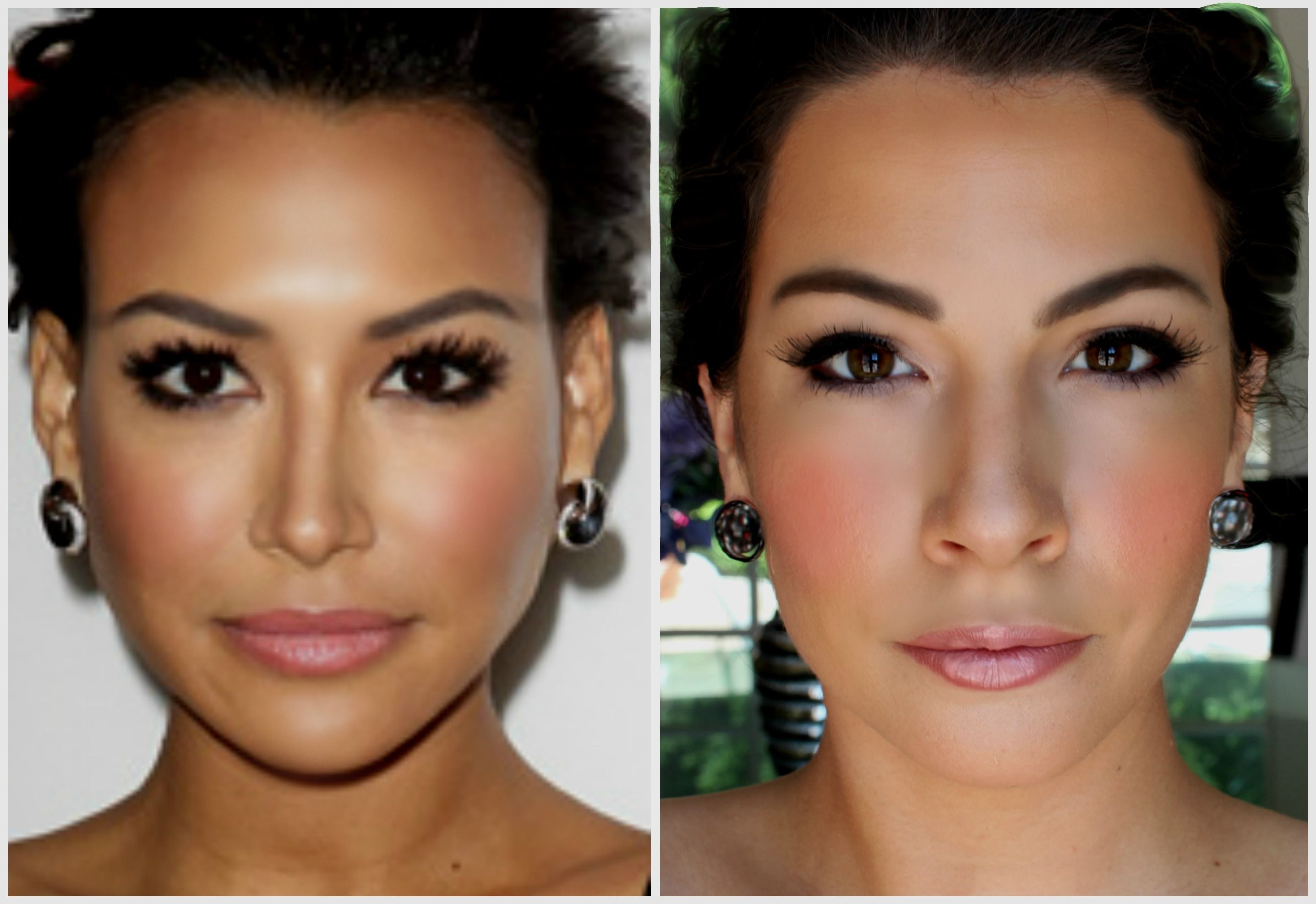 Naya Rivera Makeup Tutorial By Claire Ashley Https Wwwyoutubecom