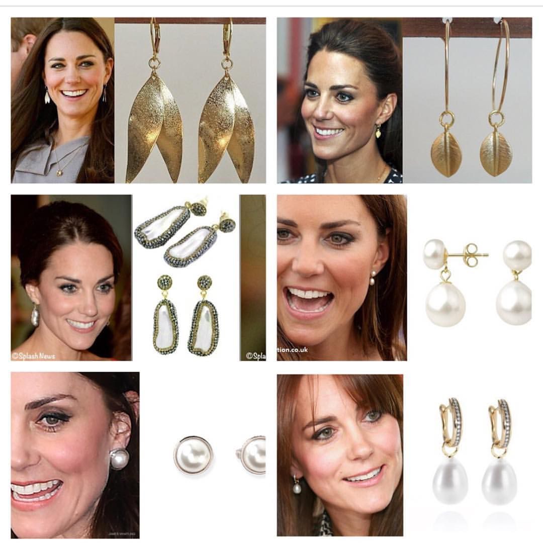 Duchess Catherine’s earrings Kate Middleton Earrings, Kate Middleton ...