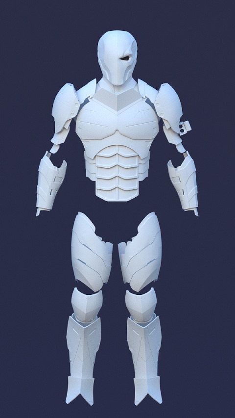 deathstroke armor pepakura deathstroke armor pepakura