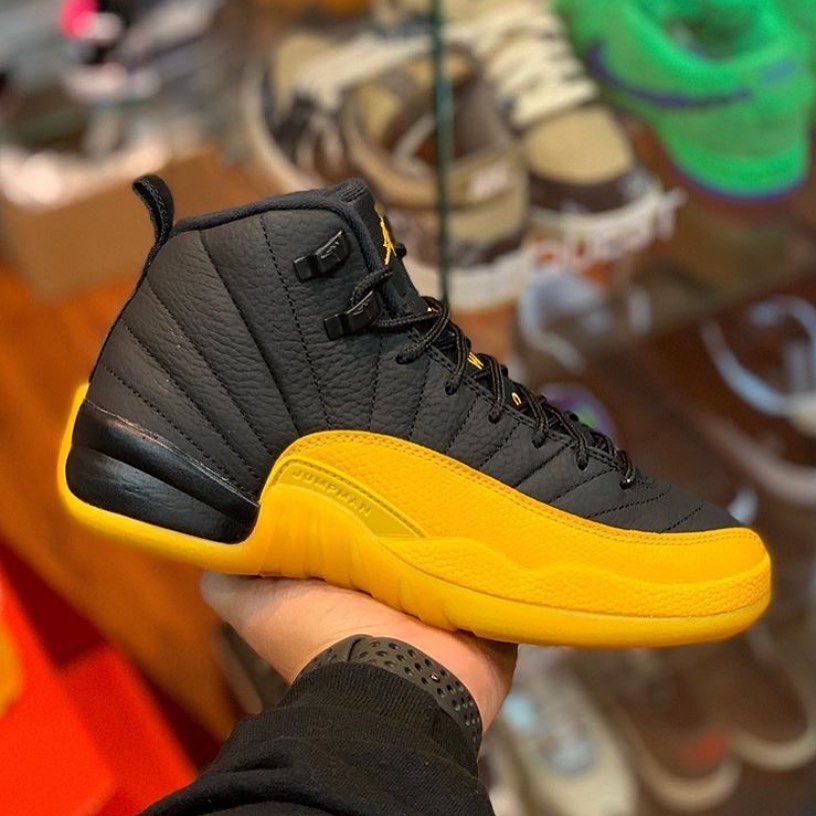 black and yellow 12s youth