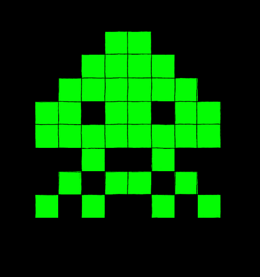 Space Invaders Enemy Type 2 By Maleiva On Deviantart Space Invaders Enemy Deviantart