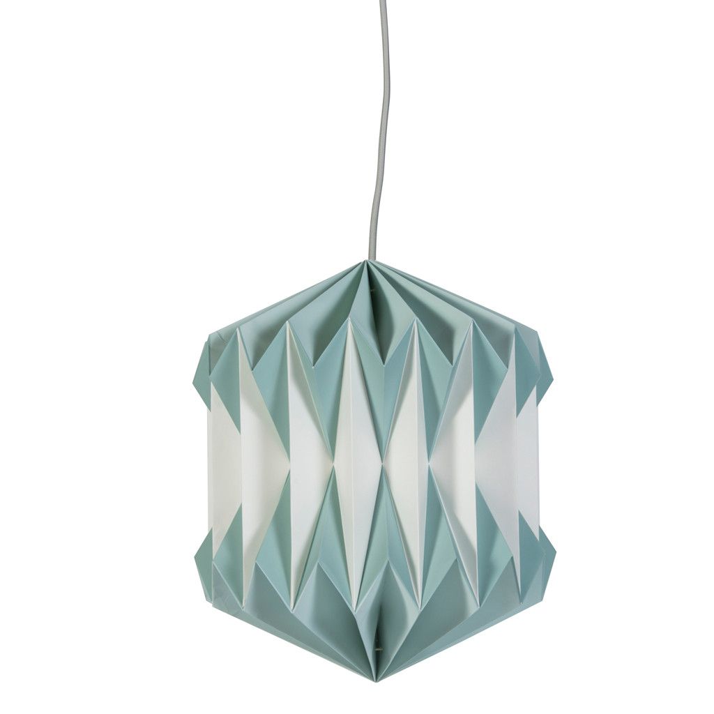 LAMPE SEBRA PLISSERT PAPIRLAMPE (MINT) | Taklamper, Sebra LAMPE SEBRA PLISSERT PAPIRLAMPE (LILLA) | Sebra