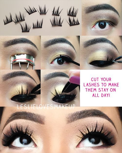 How To Put On Fake Eyelashes More Comfortable This Way Beauty How To Put On Fake Eyelashes More Comfortable This Way