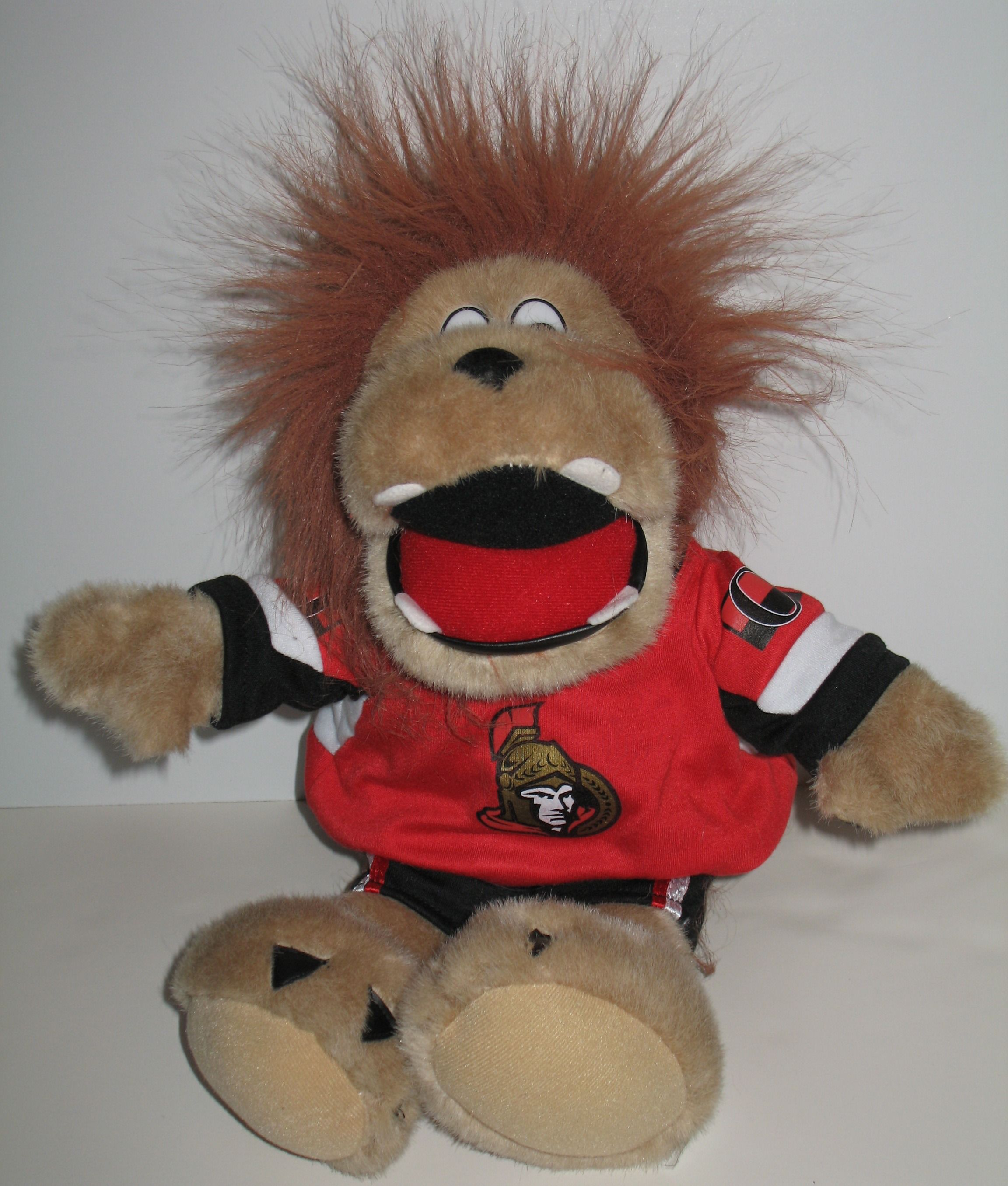 &quot;Go Sens Go!&quot; roars the Ottawa Senator plush mascot