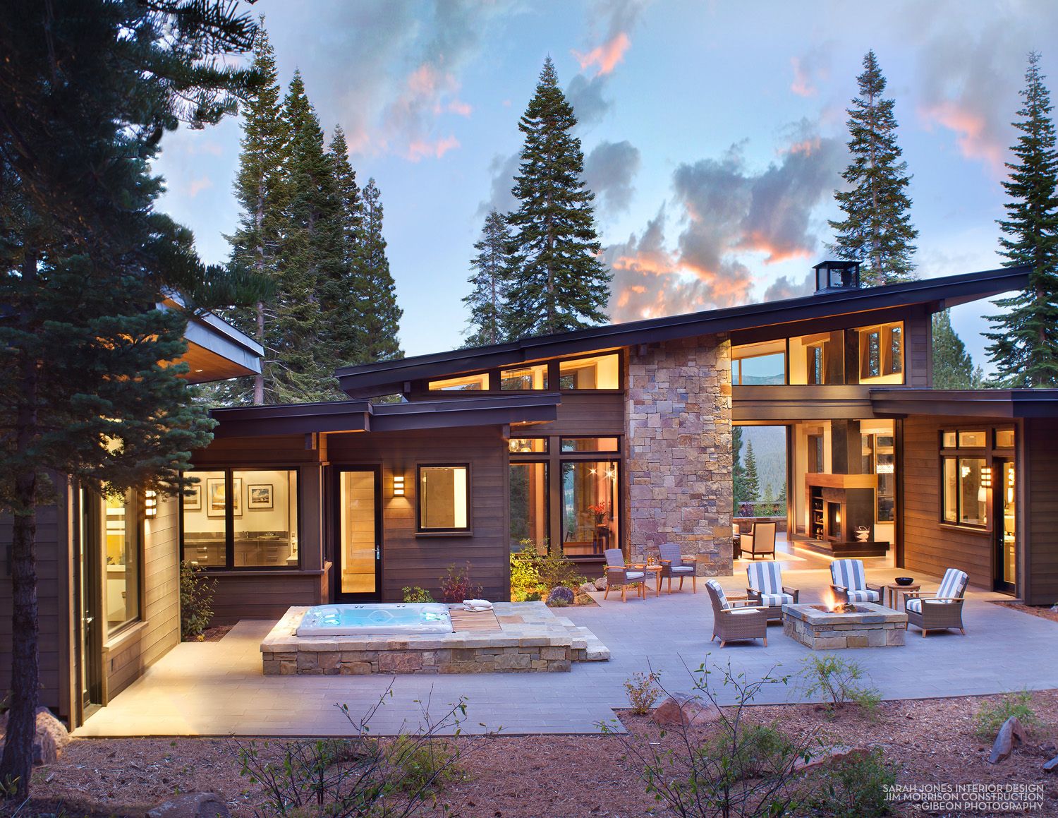 Modern Mountain Home Exterior Mountain Contemporary Home Contemporary