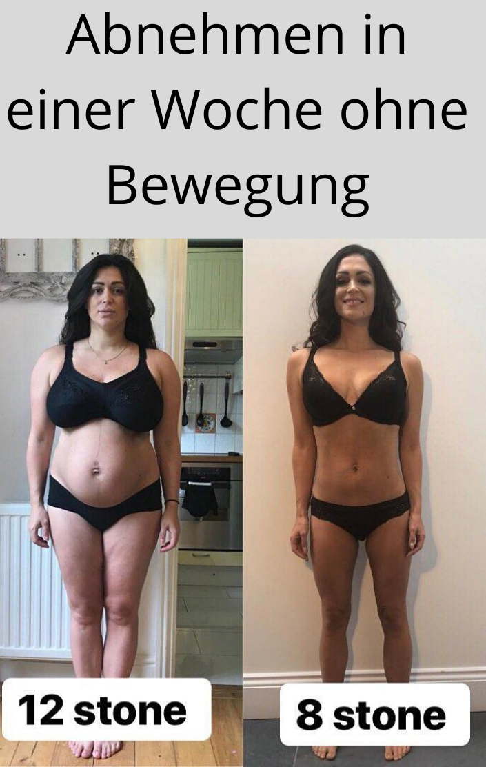 Wie man in einer Woche ohne Bewegung oder Diät Gewicht verliert Wie man in einer Woche ohne Bewegung oder Diät Gewicht verliert