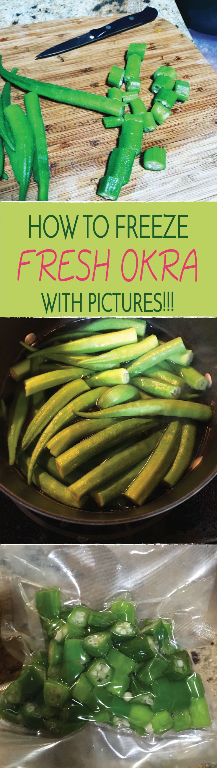 How to Freeze Okra From Your Garden (with Pictures) How