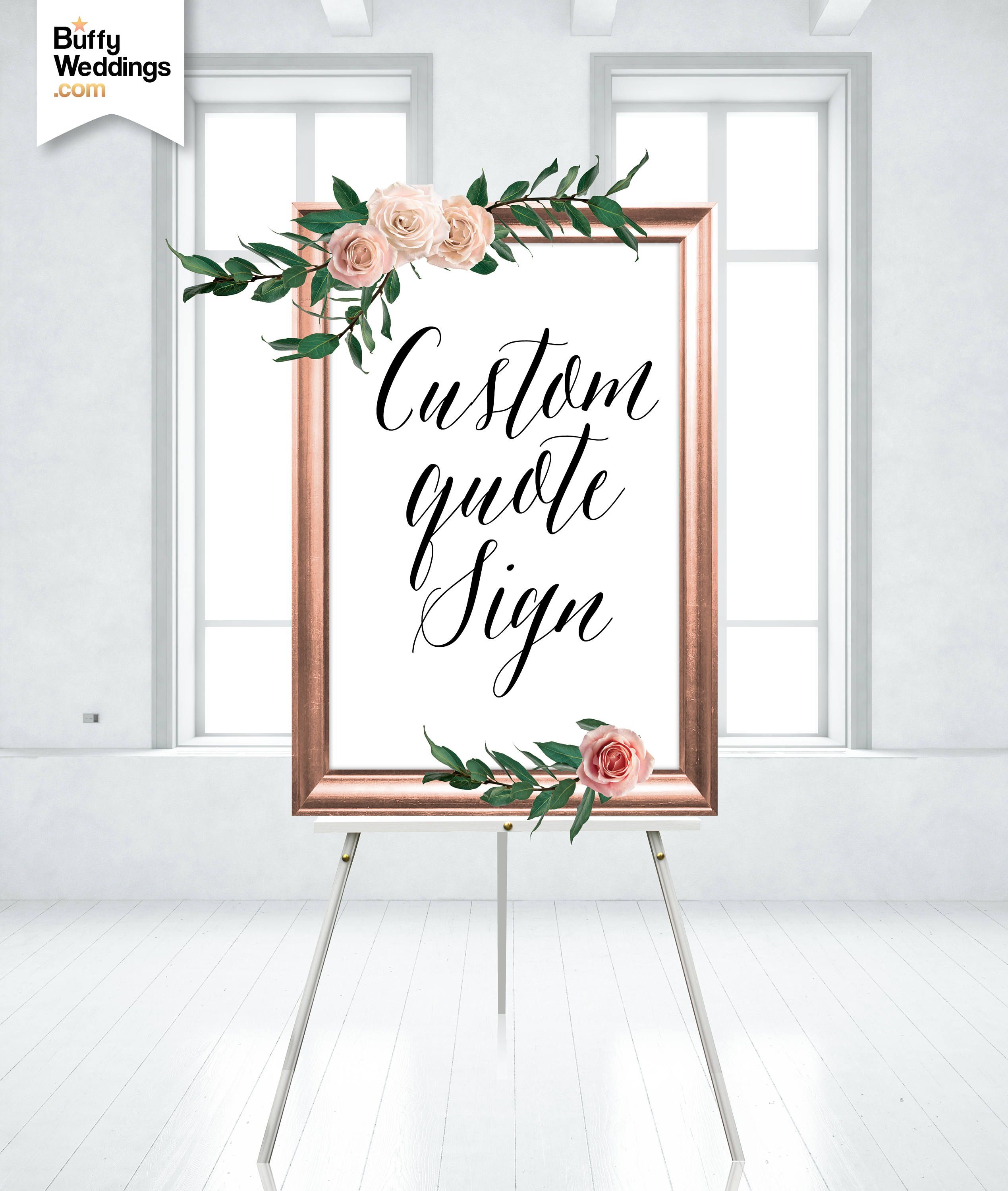 Custom Quote Sign . Wood Watercolor Chalkboard Calligraphy | Etsy