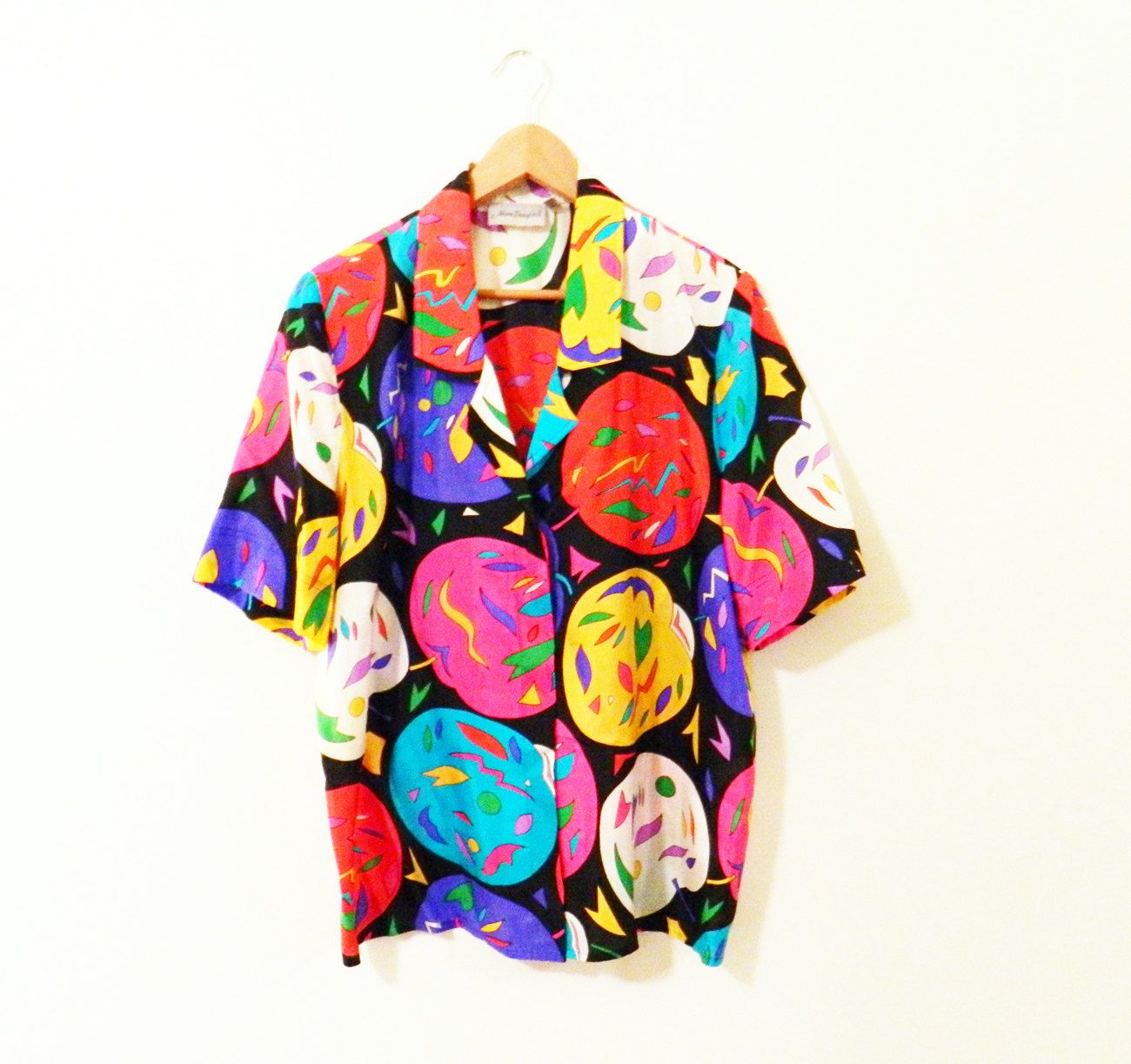 Vintage pop art colorful light Blouse