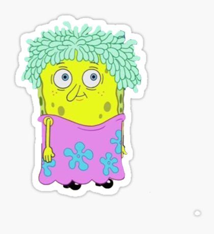 Original Spongebob Doodlebob Sticker By Lasercatz Bubble