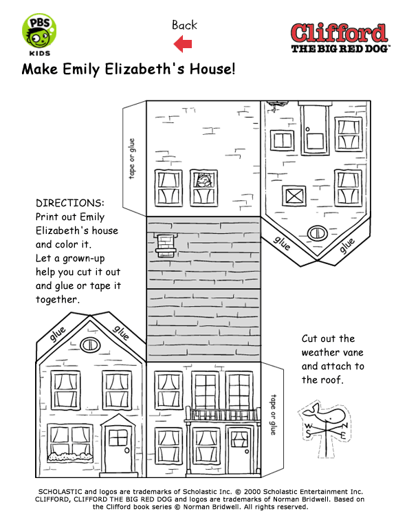 Big Paper House Template