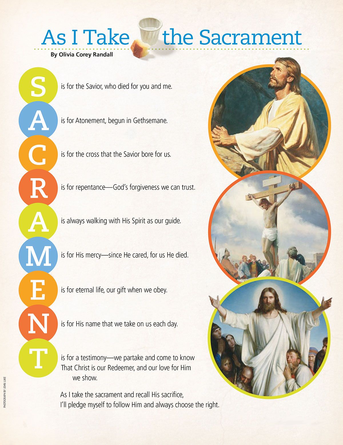 Poem: As I Take the Sacrament - Friend Mar. 2014 - friend | Church