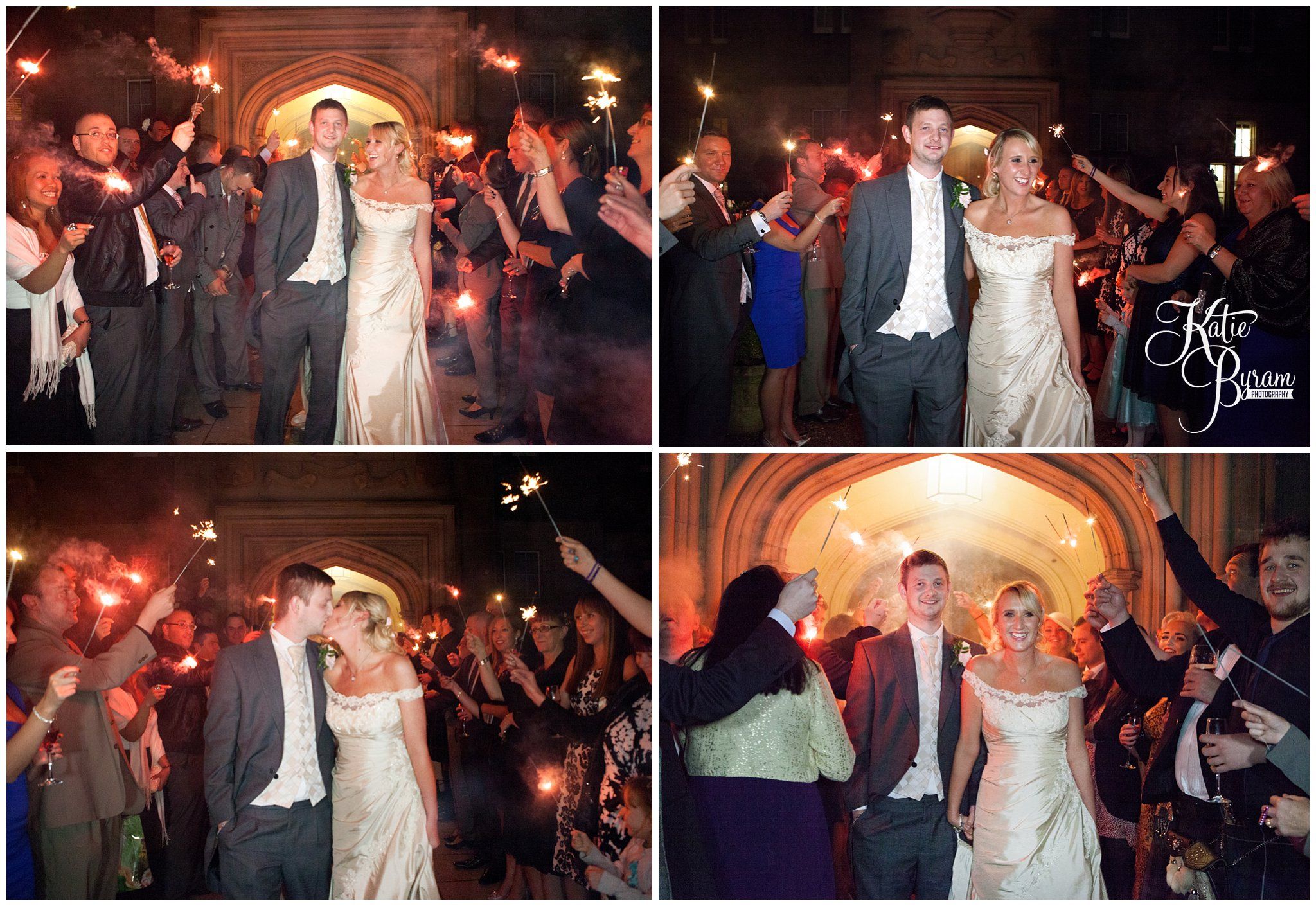 Matfen Hall Wedding Sparkler Exit Sparklers Wedding Sparklers