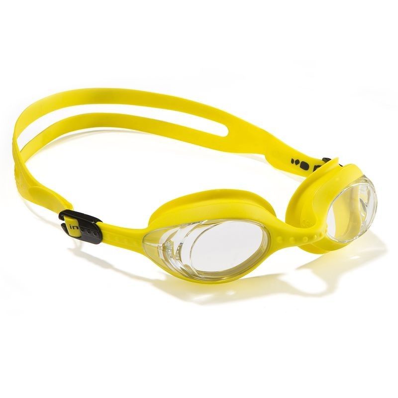 yellow swim goggles