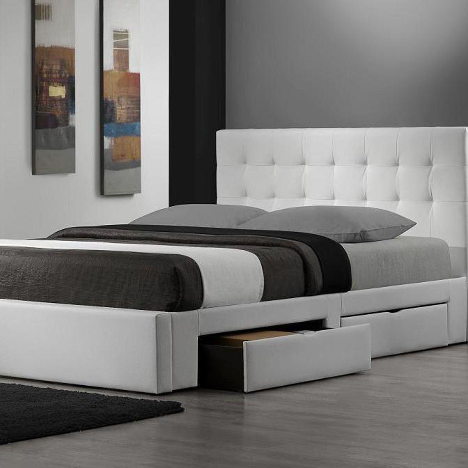 Modern Leather Bed With Storage Gotohomerepair Com Gaya Kamar Tidur Kamar Tidur Nyaman Tempat Tidur