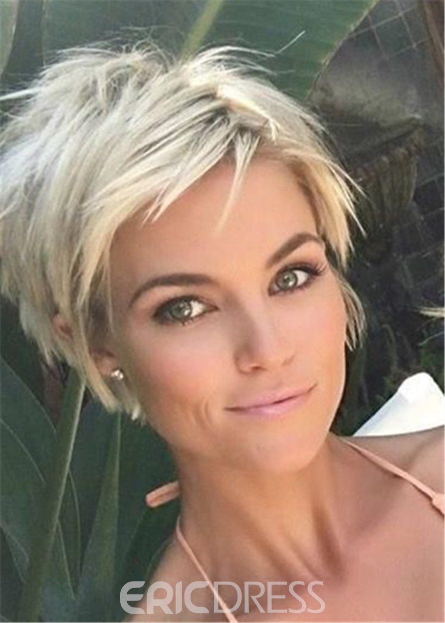 Ericdress Boy Cut Hairstyle Human Hair Wavy Women Ericdress Boy Cut Hairstyle Human Hair Wavy Women