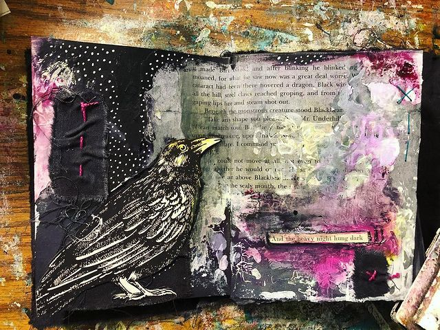 ArtGirlCreations78 (@artgirlcreations78) • Instagram photos and videos Ephemera, Subjects, Feathers, Art Journal, Mixed Media, Birds, Photo And Video, Instagram Photo, Halloween