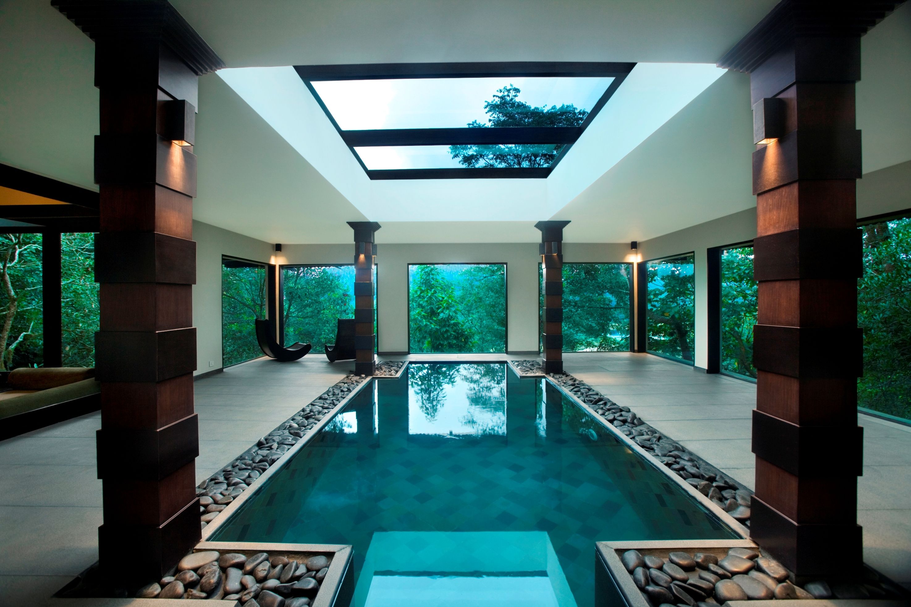 Indoor Pool At Vivanta By Taj Madikeri Coorg South India Luxury Swimming Pools Indoor Swimming Pool Design Indoor Pool Design
